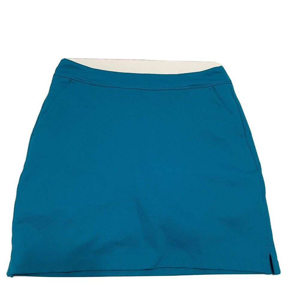 Greg Norman Activewear Women Small Tennis Golf Skort Stretch Blue Pull On